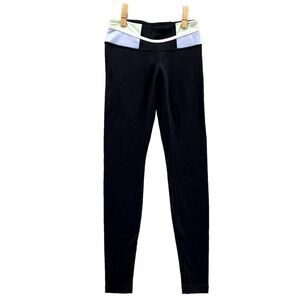 Lululemon Leggings Ankle Womens 4  Black‎ Compression Yoga Pockets Stretch Sport